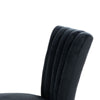 Sely Side Dining Chair Set of 2 | Foam Fill Seat & Channeled Back | Black