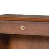 Urne Nightst& | 1 Drawer with Shelf | USB Port & LED | Walnut Brown