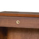 Urne Nightst& | 1 Drawer with Shelf | USB Port & LED | Walnut Brown