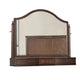 Raam Arched Dresser Mirror | 3 Drawers | Tiltable | 40x54 Dark Cherry Brown