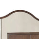 Raam Arched Dresser Mirror | 3 Drawers | Tiltable | 40x54 Dark Cherry Brown