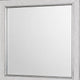 Gala Dresser Mirror | Embedded Crystal Trim w LED | Gray 40x44 Rectangular