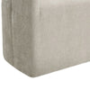 Esha Accent Barrel Chair w Casters | Foam Fill Taupe Brown Upholstery