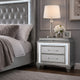 Hezi Tall Dresser Chest | 5 Drawer | White Zig Zag Front | Acrylic Knobs