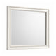 Hezi Dresser Mirror | Glam White | Multi Layer Molded Frame | 36x41