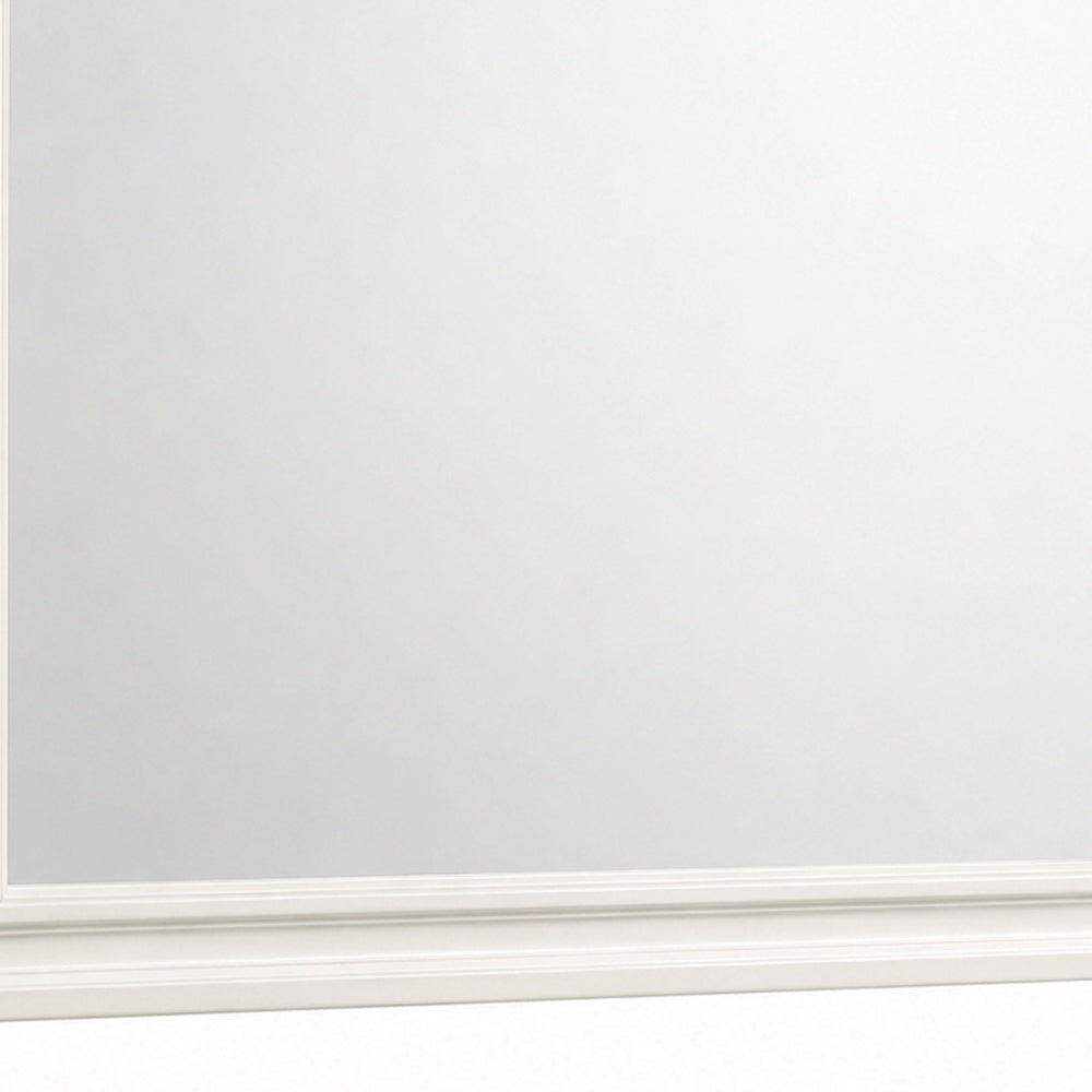 Hezi Dresser Mirror | Glam White | Multi Layer Molded Frame | 36x41