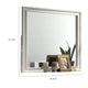 Hezi Dresser Mirror | Glam White | Multi Layer Molded Frame | 36x41