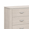 Fezi Wide Dresser | 6 Drawers | Silver Steel Finger Pulls | Dusty Gray