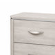 Fezi Nightst& | 2 Drawers | Silver Steel Finger Pulls | Dusty Gray