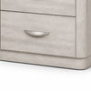 Fezi Nightst& | 2 Drawers | Silver Steel Finger Pulls | Dusty Gray