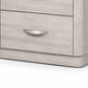 Fezi Nightst& | 2 Drawers | Silver Steel Finger Pulls | Dusty Gray