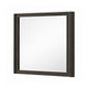 Lim Dresser Mirror | Dark Walnut Brown | Faux Marble | 39x45 Fluted Frame