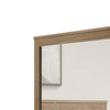 Pize Dresser Mirror |  Walnut Brown | 39x39 L&scape Frame