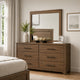 Pize Dresser Mirror |  Walnut Brown | 39x39 L&scape Frame