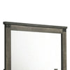Bry Dresser Mirror | Crown Molded Top | 38x40 Rustic Gray Frame