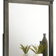 Bry Dresser Mirror | Crown Molded Top | 38x40 Rustic Gray Frame