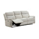 Becy Manual Recliner Sofa | Bustle-Back | Light Gray Cushions | 80 "