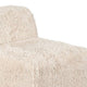 Appi Modular Armless Chair | Compressed Foam Fill S& Beige Faux Fur