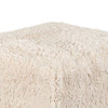 Appi Modular Square Ottoman | Compressed Foam | S& Beige Faux Fur 27"