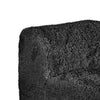 Appi Modular Armless Chair | Compressed Foam Fill Black Shaggy Faux Fur