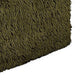 Appi Modular Armless Chair | Compressed Foam Fill Olive Green Faux Fur
