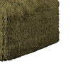 Appi Modular Square Ottoman | Compressed Foam | Olive Green Faux Fur 27"