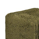 Appi Modular Square Ottoman | Compressed Foam | Olive Green Faux Fur 27"