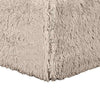 Appi Modular Square Ottoman | Compressed Foam | Taupe Brown Faux Fur 27"