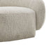 Freda Swivel Accent Chair with Sculpted Curved Profile | Beige Boucle
