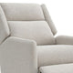 Cien Pushback Recliner Chair with High Back & Tapered Legs | Beige Fabric