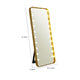 Samie LED Floor Mirror with Bluetooth | Touch Control | Gold Metal 32x71