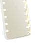 Samie LED Floor Mirror with Bluetooth | Touch Control | White Metal 32x71