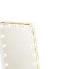 Samie LED Floor Mirror with Bluetooth | Touch Control | White Metal 32x71