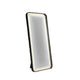 Madie Floor Mirror with LED Lights | Bluetooth Speaker | Black Metal 32x71