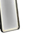 Madie Floor Mirror with LED Lights | Bluetooth Speaker | Black Metal 32x71