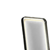 Madie Floor Mirror with LED Lights | Bluetooth Speaker | Black Metal 32x71