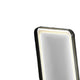 Madie Floor Mirror with LED Lights | Bluetooth Speaker | Black Metal 32x71