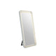 Madie Floor Mirror with LED Lights | Bluetooth Speaker | White Metal 32x71