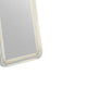 Madie Floor Mirror with LED Lights | Bluetooth Speaker | White Metal 32x71