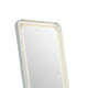 Madie Floor Mirror with LED Lights | Bluetooth Speaker | White Metal 32x71