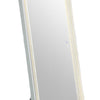 Madie Floor Mirror with LED Lights | Bluetooth Speaker | White Metal 32x71