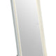 Madie Floor Mirror with LED Lights | Bluetooth Speaker | White Metal 32x71