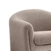 Danie Accent Armchair with U-Shaped Frame | Mushroom Boucle Fabric