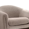 Danie Accent Armchair with U-Shaped Frame | Mushroom Boucle Fabric