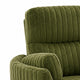 Bela Power Glider Recliner Swivel Chair | Eucalyptus Wood | Green Fabric