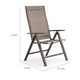 Amey Adjustable Outdoor Chair | Set of 2 | Gunmetal Aluminum | Fabric