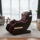 Marty 7 Modes Massage Chair with 3D Back Roller | Brown Faux Leather