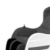Marty 7 Modes Massage Chair with 3D Back Roller | Black Faux Leather