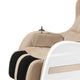 Marty 7 Modes Massage Chair with 3D Back Roller | Beige Faux Leather