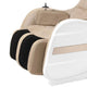 Marty 7 Modes Massage Chair with 3D Back Roller | Beige Faux Leather
